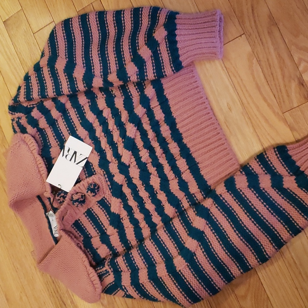 Zara NWT Cropped Sweater